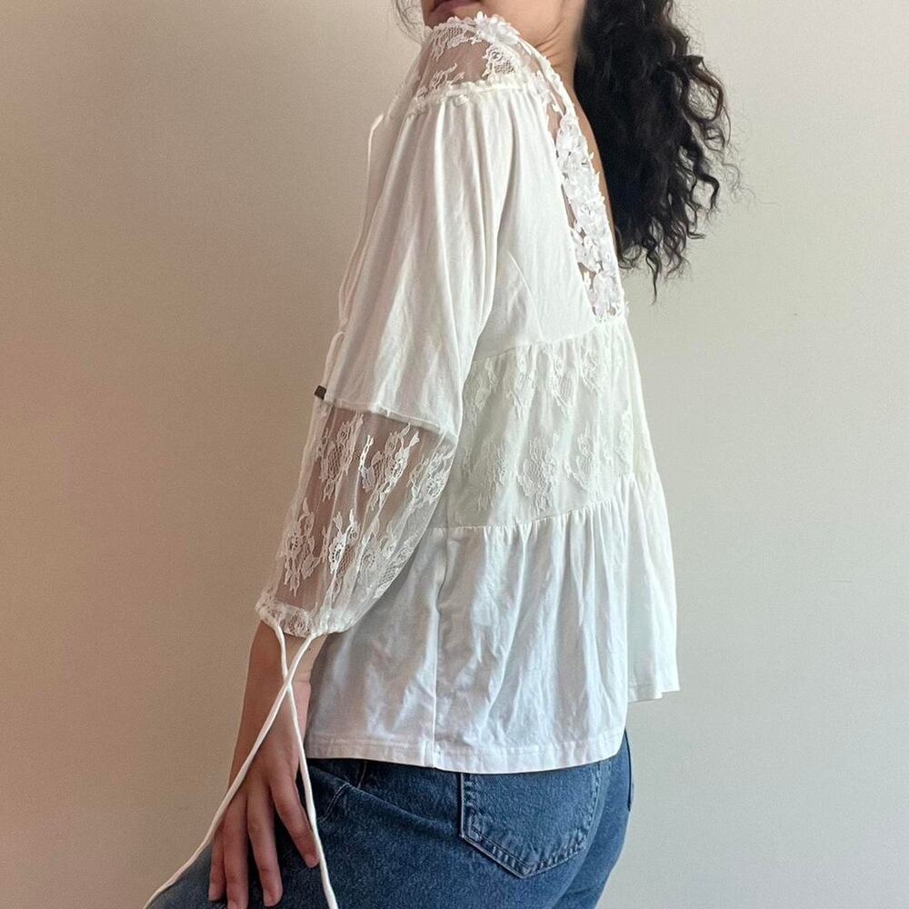 White boho blouse - Picture 3 of 5